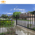 Ornamental decorative powder coated picket metal fence